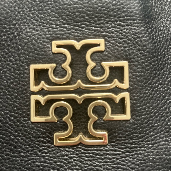 Tory Burch tote. Gold hardware. Excellent condition. - Picture 2 of 5
